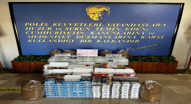 Susurlukta kaçak içki ve sigara operasyonu