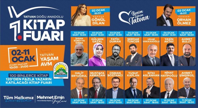 Tatvanda yüzbinlerce kitap okur severler ile buluşuyor