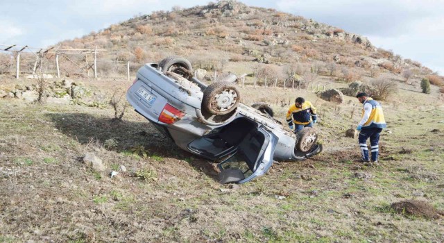 Tavşanlıda trafik kazası: 1 yaralı