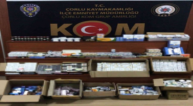 Tekirdağda binlerce cinsel ürün ele geçirildi