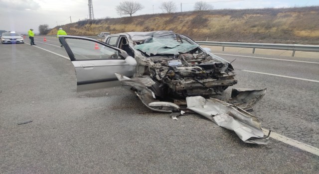 Tekirdağda trafik kazası: 2 yaralı