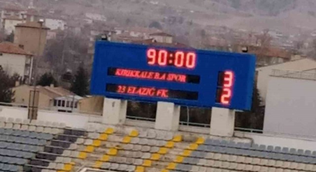 TFF 3. Lig: Kırıkkale BA: 3 - 23 Elazığ FK: 2