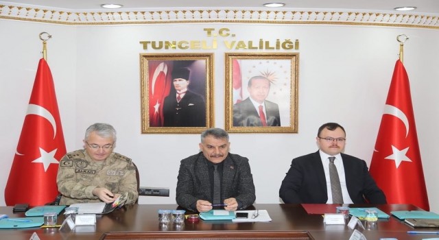 Tuncelide yeni yıl öncesi asayiş ve güvenlik toplantısı