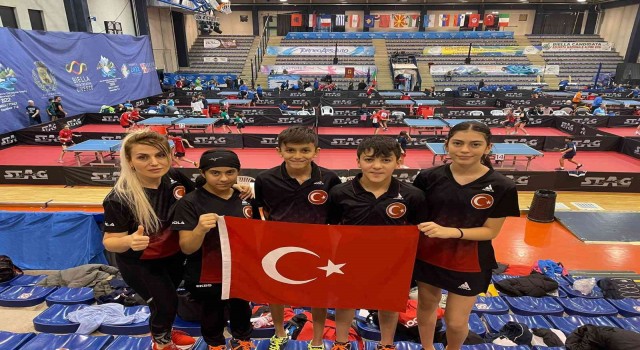 Türk milli takımının genç raketleri, Akdeniz Oyunlarına damga vurdu