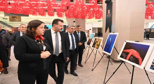 Türkiyenin en büyük su altı fotoğraf sergisi Balıkesirde