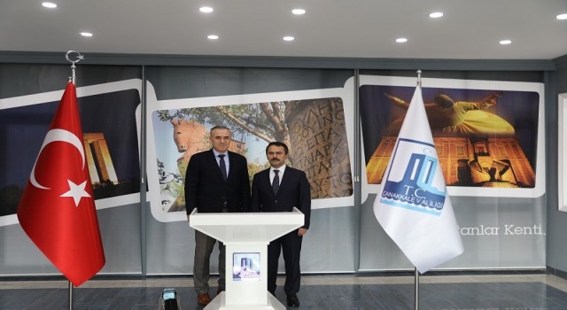 Türkiyenin Kanberra Yeni Büyükelçisi Ufuk Gezerden, Vali İlhami Aktaşa ziyaret