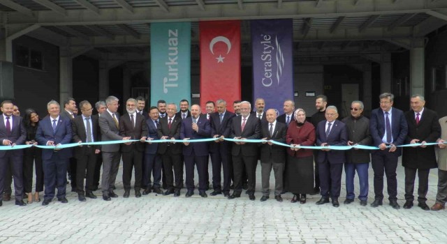Turkuaz Seramikin yeni fabrikası açıldı