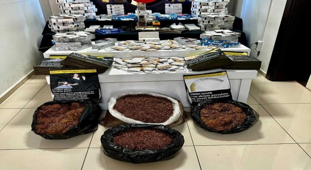 Tütün ve alkol kaçakçılığı yapan 3 şüpheli yakalandı