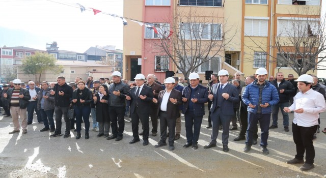 Tuzcumurat mahalle evi temeli atıldı