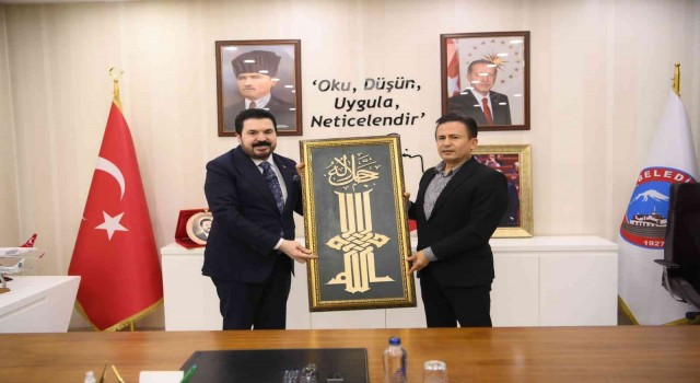 Tuzla Belediye Başkanı Yazıcı, Ağrı Valisi Varol ve Belediye Başkanı Sayanı ziyaret etti
