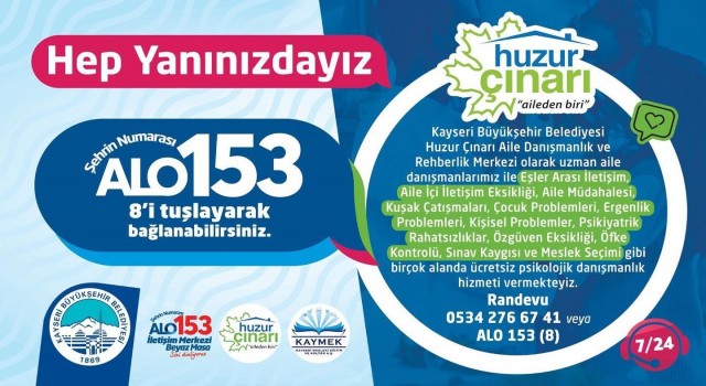 Ücretsiz Psikolojik Danışmanlık Hizmeti Bir Telefon Kadar Yakın