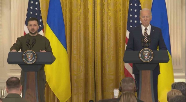 Ukrayna Başkanı Zelenskiy ABD Başkanı Biden ile Washingtonda buluştu