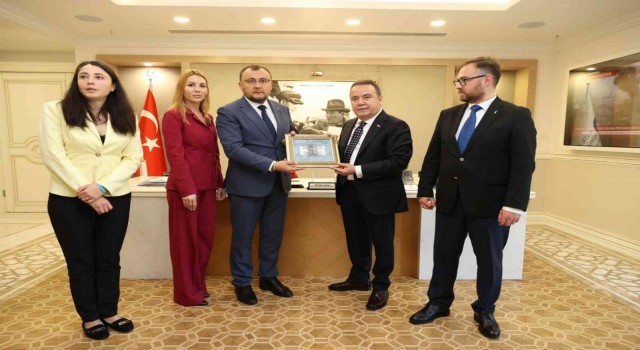 Ukrayna büyükelçisinden Başkan Böceke ziyaret