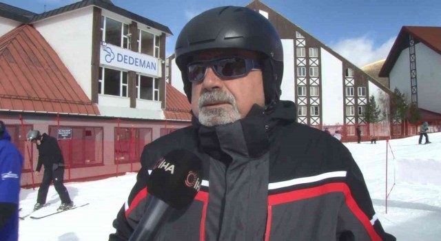 Uludağda kar olmayınca kayağın adresi Palandöken oldu