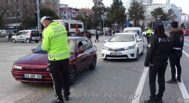 Uşakta yıl başı denetimleri