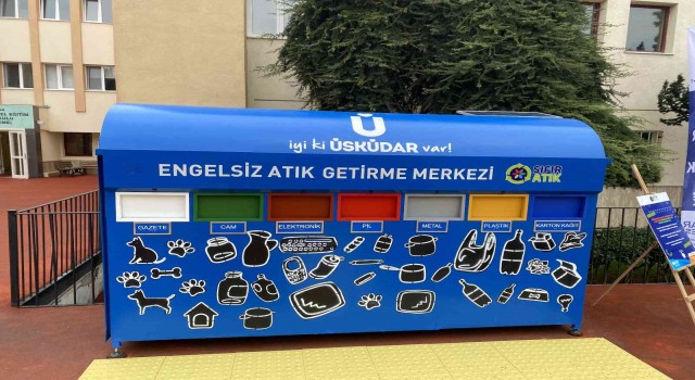 Üsküdarda görme engelliler, atıklarını sesli sensörler aracılığıyla ayrıştırabilecek