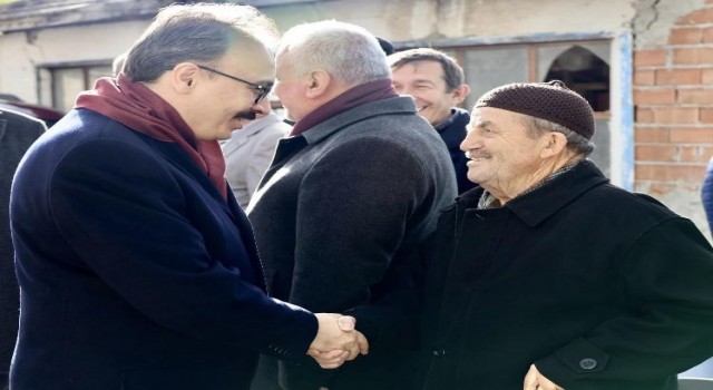Vali Kızılkayanın köy ziyaretleri devam ediyor