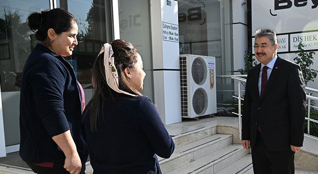 Vali Yılmaz esnaf ziyaretlerini sürdürüyor