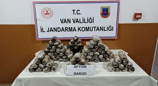 Vanda 47 kilo Afyon Sakızı ele geçirildi