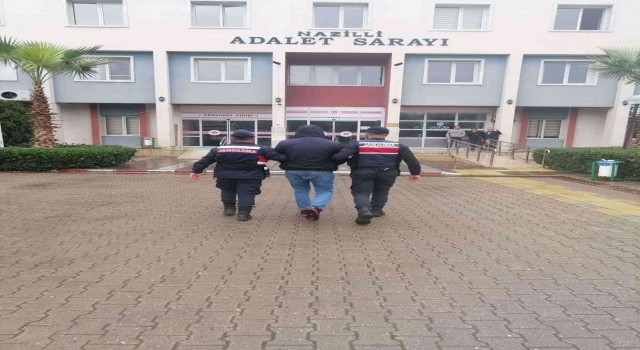 Yağma suçundan aranan şahıs Nazillide yakalandı