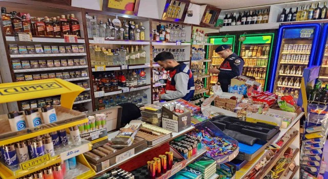 Yalovada jandarmadan kaçak ve sahte alkol denetimi