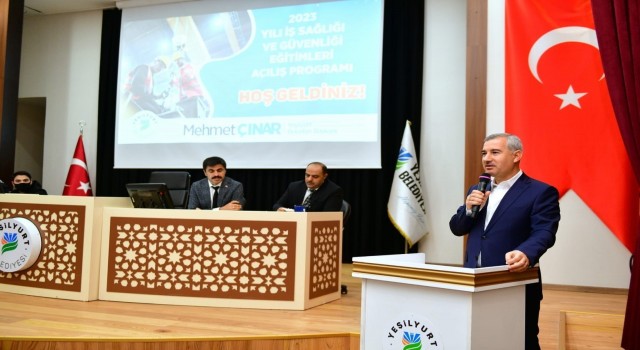 Yeşilyurtta İş Sağlığı ve Güvenliği eğitimi
