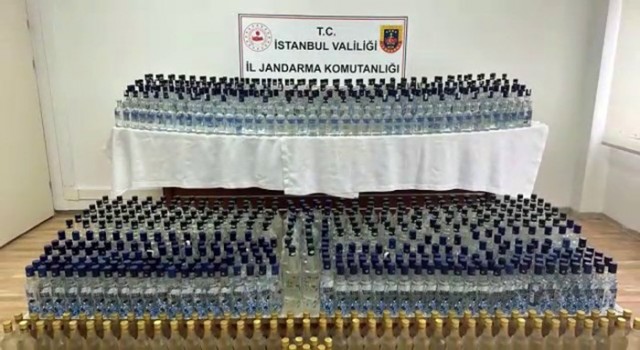 Yılbaşına sayılı günler kala jandarma ekiplerinden dev içki operasyonu