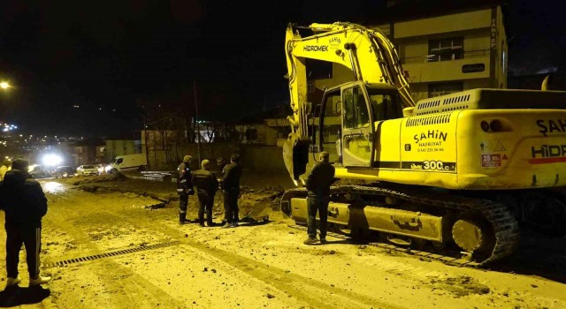 Yozgatta doğalgaz borusu kırıldı, kentin gazı kesildi