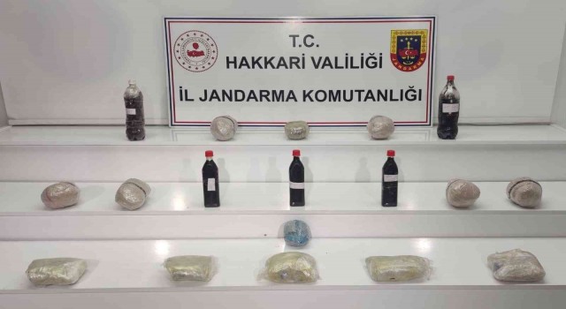 Yüksekovada 17 kilo 500 gram uyuşturucu ele geçirildi