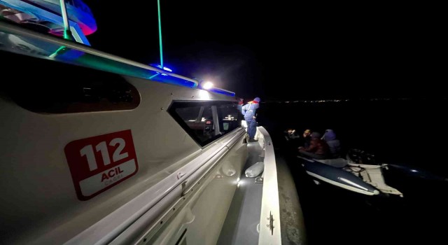 19 düzensiz göçmen yakalandı, 45i kurtarıldı