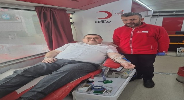 2023 yılının ilk kan bağışı yapıldı