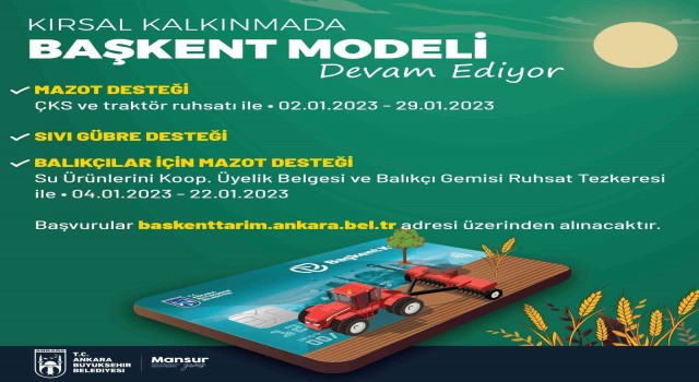 ABBden çiftçiye mazot desteği