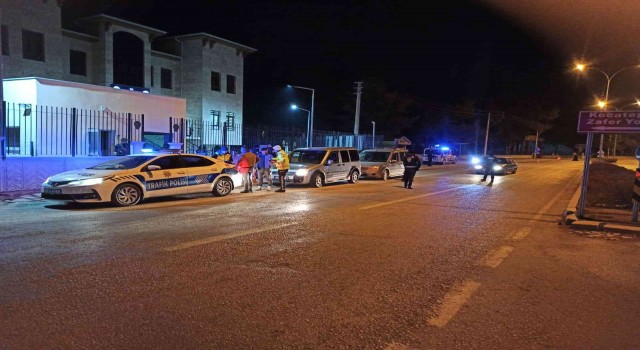 Afyonkarahisarda yılbaşı denetimleri havadan görüntülendi