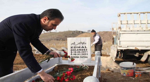 Aile ve Sosyal Hizmetler Bakanlığı, Elazığda kimsesizler mezarlığına gömülen engelli kızın mezar taşını yaptırdı