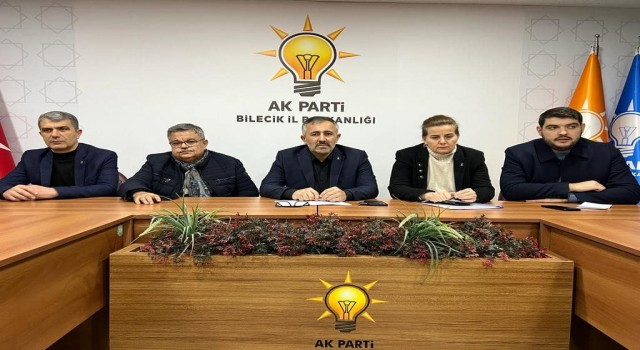 AK Parti Bilecik il yönetim kurulu toplantısını gerçekleştirdi
