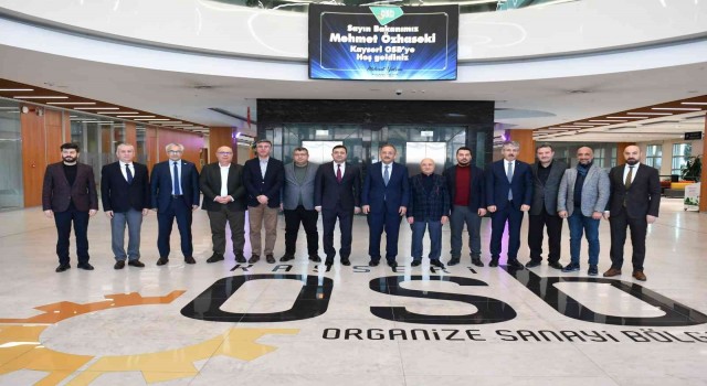 AK Parti Genel Başkan Yardımcısı Özhasekiden OSBye istişare ziyareti