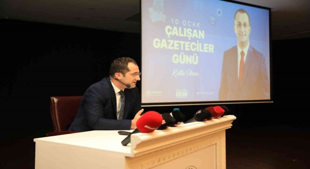 Akçaabat Belediye Başkanı Ekim basın mensuplarına çalışmalarını anlattı