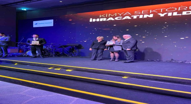 Akdeniz Chemson, Egenin İhracat Yıldızları arasında yerini aldı