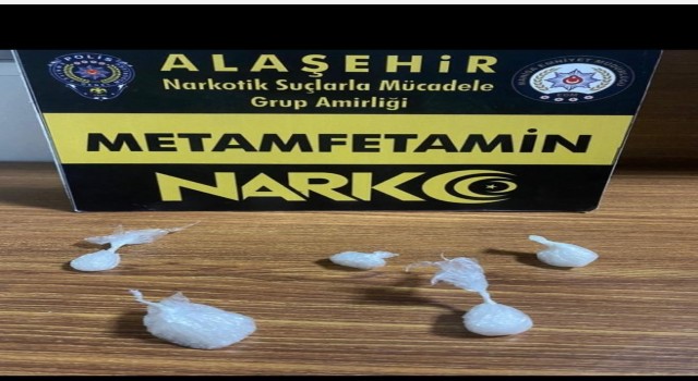 Alaşehirde uyuşturucudan 1 tutuklama