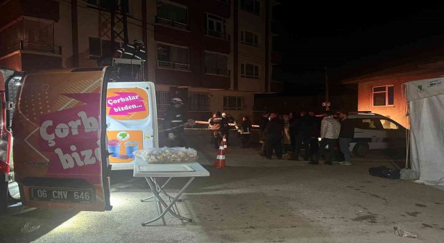 Ankarada bina girişinde göçük meydana geldi, 19 daire tahliye edildi