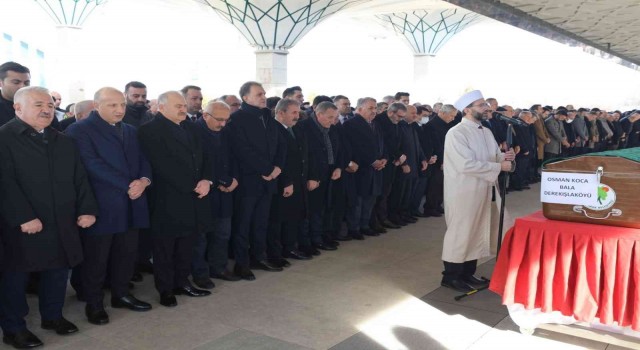 Ankaragücü Başkanı Faruk Kocanın babası Osman Koca son yolculuğuna uğurlandı