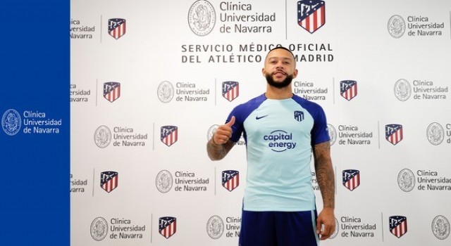 Atletico Madrid, Memphis Depayı kadrosuna kattı