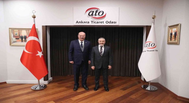 ATO Başkanı Baran, Bakan Nebatiye oda üyelerinin sıkıntılarını aktardı