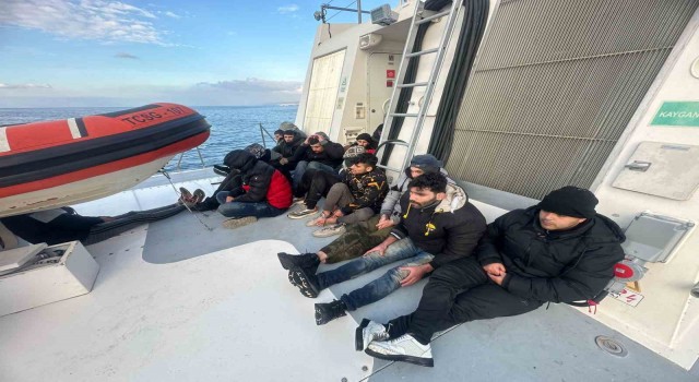 Aydında 19 düzensiz göçmen kurtarıldı
