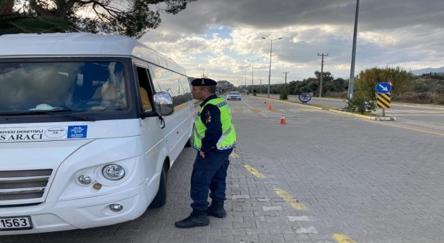 Aydında servis araçları denetlendi