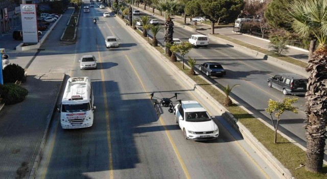 Aydında yeni yılın ilk drone denetimi yapıldı