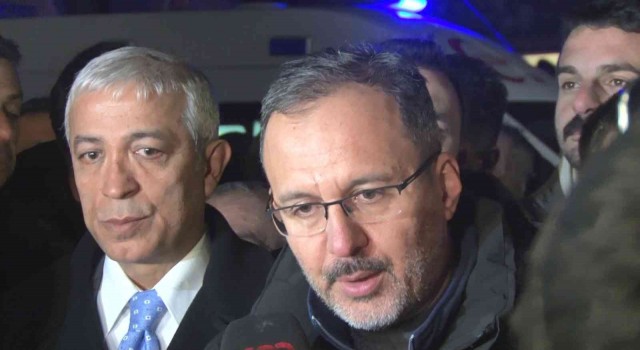 Bakan Kasapoğlu: “Alçıpan tavanın çökmesi sonucu 10 kişi yaralandı, durumları iyi”