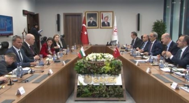 Bakan Soylu Bulgaristan Başsavcısı Ivan Geshevi ağırladı