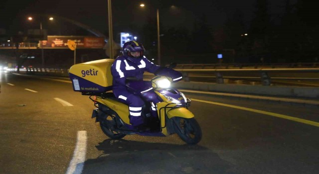 Bakan Varankın motosikletli yılbaşı mesaisi