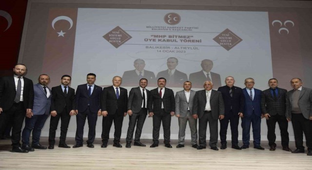 Balıkesirde MHPye 500 yeni üye